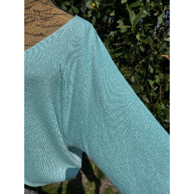 Pull Lilie turquoise