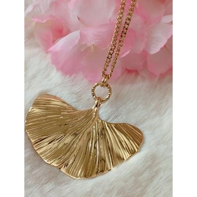 Collier sautoir FEUILLES