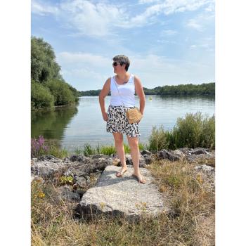 JUPE SHORT MARIA BLANCHE