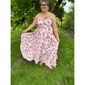 ROBE LONGUE DOS NU ROSIE