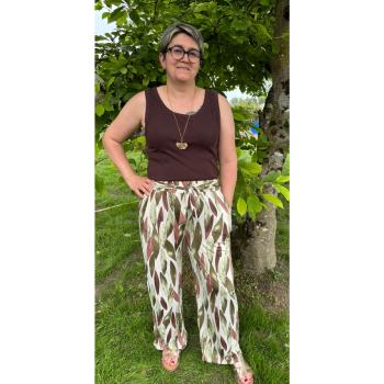 PANTALON ALBANE VERT