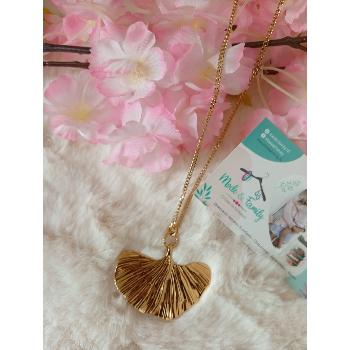 Collier sautoir FEUILLES