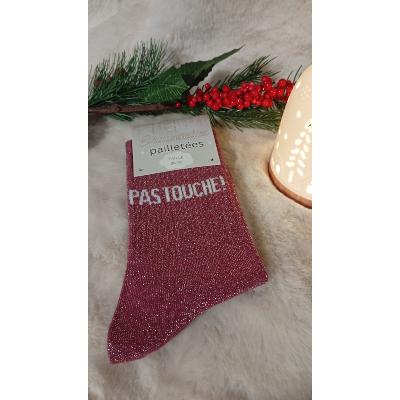 Chaussette "PAS TOUCHE"