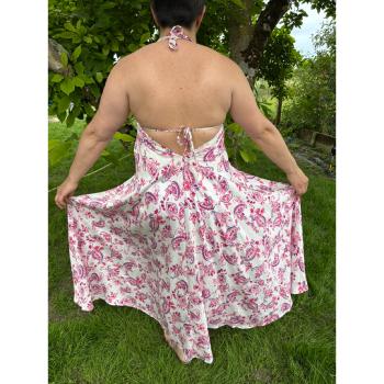 ROBE LONGUE DOS NU ROSIE
