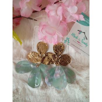 Boucles d'oreilles OPHELIA VERT D'EAU