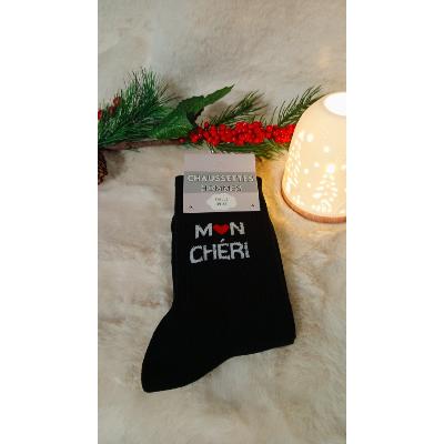 Chaussette "MON CHERI"