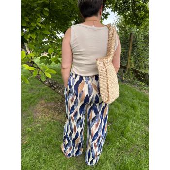 PANTALON ALBANE BLEU