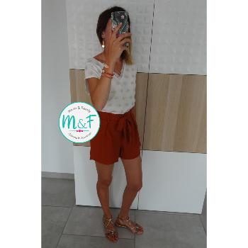 Short ENZO rouille