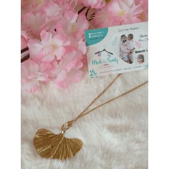 Collier sautoir FEUILLES