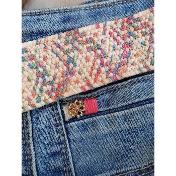 Pantalon droit avec ceinture
