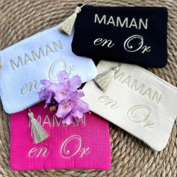 Pochette MAMAN EN OR