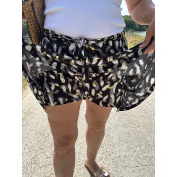 JUPE SHORT MARIA NOIR