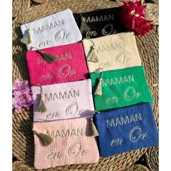 Pochette MAMAN EN OR