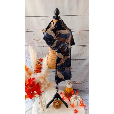 Foulard "Thaïs" noir