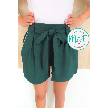 Short Enzo vert foncé