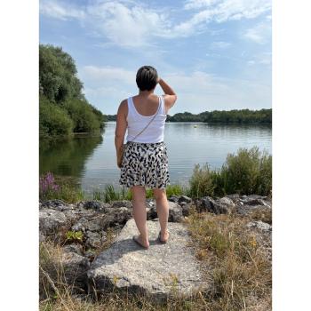 JUPE SHORT MARIA BLANCHE