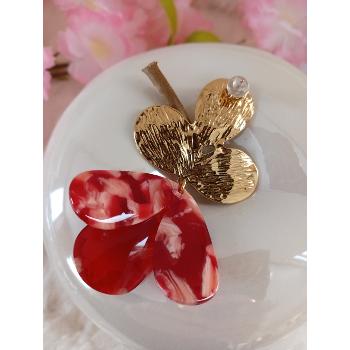 Boucles d'oreilles OPHELIA ROUGE