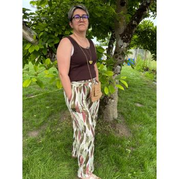 PANTALON ALBANE VERT