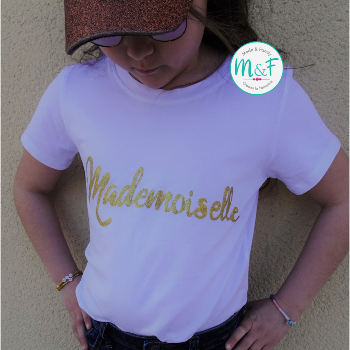 T-shirt fille MADEMOISELLE