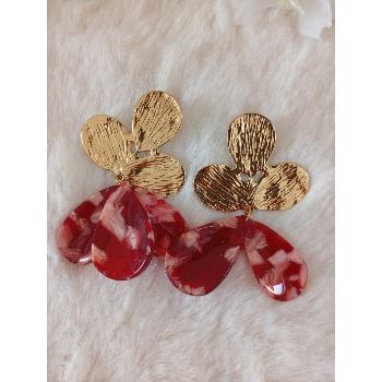 Boucles d'oreilles OPHELIA ROUGE