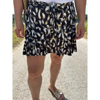 JUPE SHORT MARIA NOIR