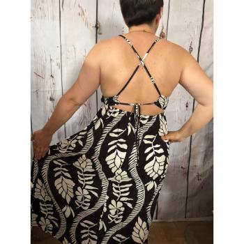 ROBE DOS NU XANA NOIRE