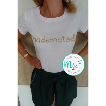 Top doré Mademoiselle 