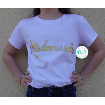 T-shirt fille MADEMOISELLE