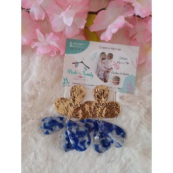 Boucles d'oreilles OPHELIA BLEU ROYAL