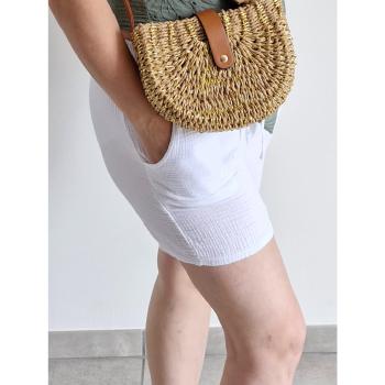 Short gaze de coton