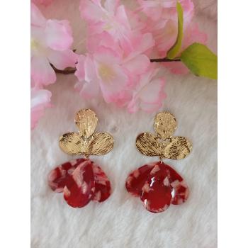 Boucles d'oreilles OPHELIA ROUGE