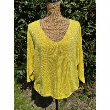 Pull Lilie jaune