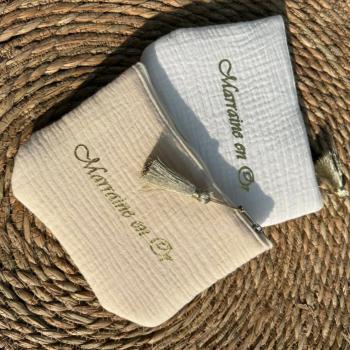 Pochette "Marraine en or "