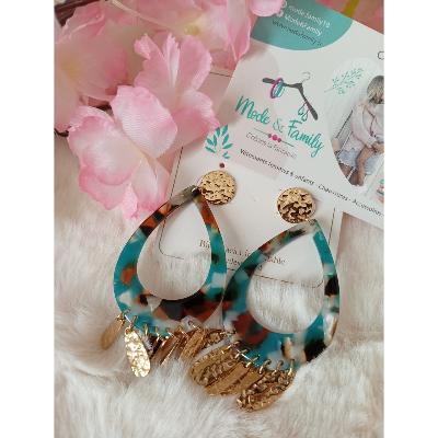 Boucles d'oreilles goutte