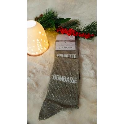 Chaussette "BRUNETTE BOMBASSE"